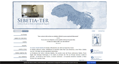 Desktop Screenshot of centrostudisebetia-ter.org