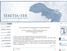 Tablet Screenshot of centrostudisebetia-ter.org
